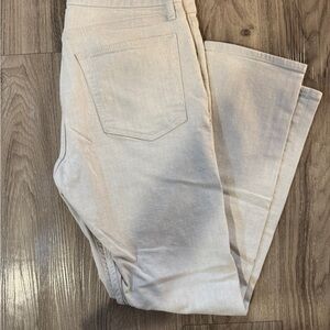 rag & bone Men's Slim Straight Jeans in Light Cream